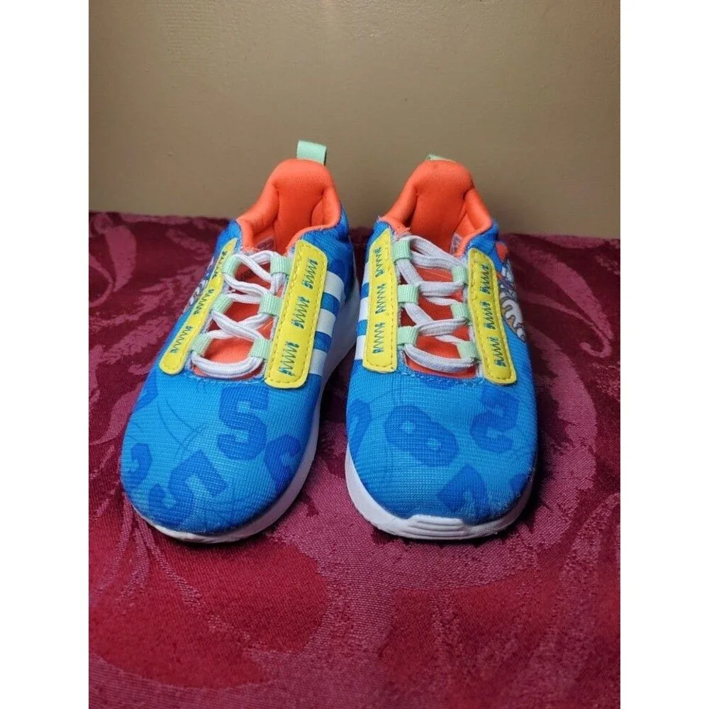 Adidas‎ Racer TR21 Mickey Infant Sz 6K Blue Sneakers Running Shoes